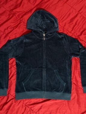 Pact 100%Organic Cotton Pure Velour Zip Hoodie Celestial Medium 26” inseam NWT